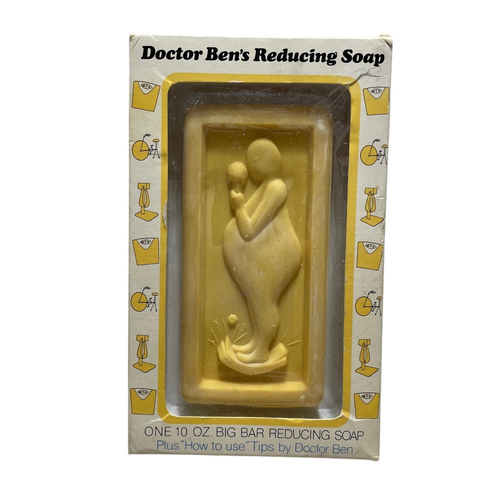 Doctor Ben's Reducint Soap 10 oz Bar Original Package Vintage